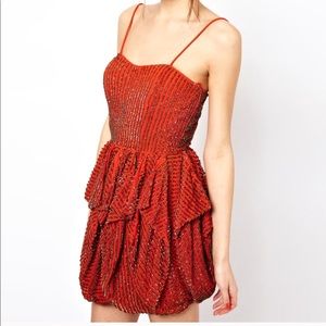 French connection samara sequins dress